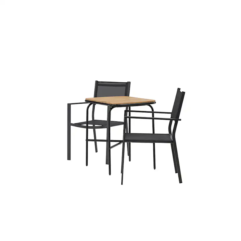 Cafégruppe Venture Home Holmbeck Bord med 2 Copacabana Stoler