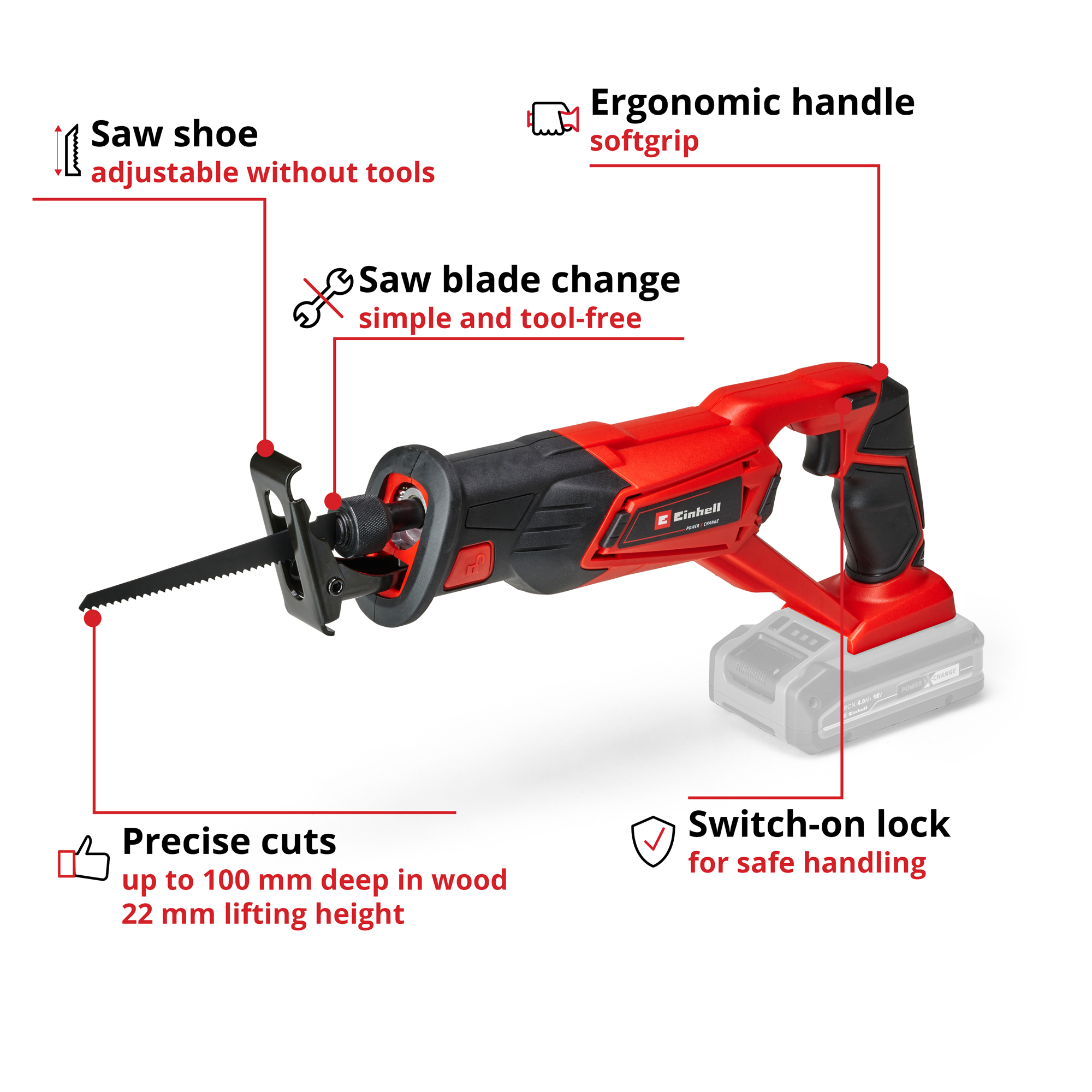 Tigersag Einhell PXC TE-AP 18 Li Solo