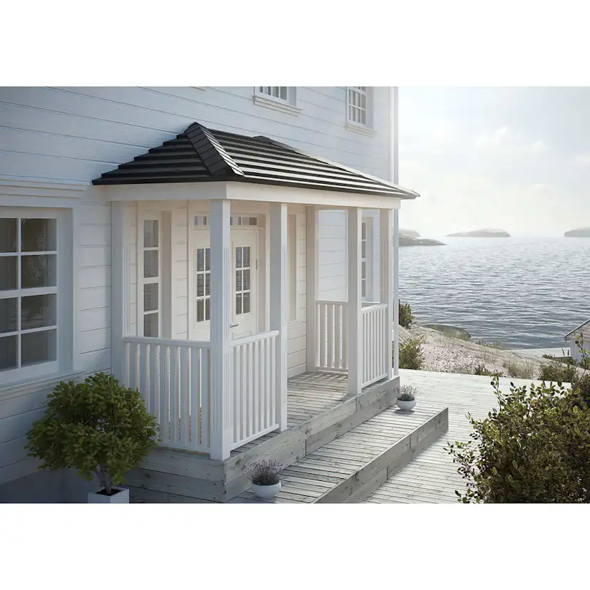 Monteringslist grundmålad 2400x65x20 Hvit