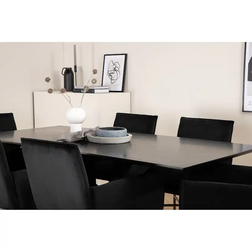 Spisegruppe Venture Home med Piata Spisebord og 6 Annika Spisestoler