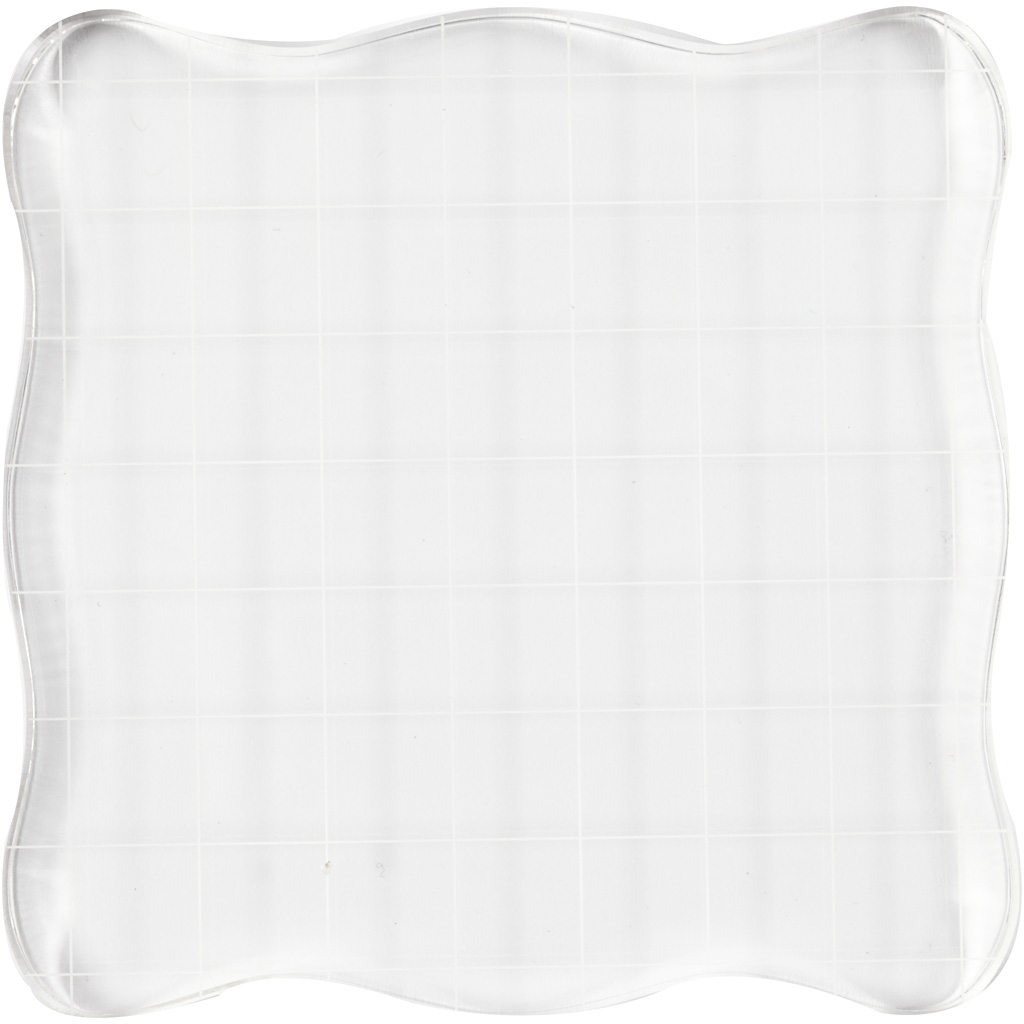 Akrylblokk Creativ Company Str 10x10 cm Tykkelse 1 cm 1 stk