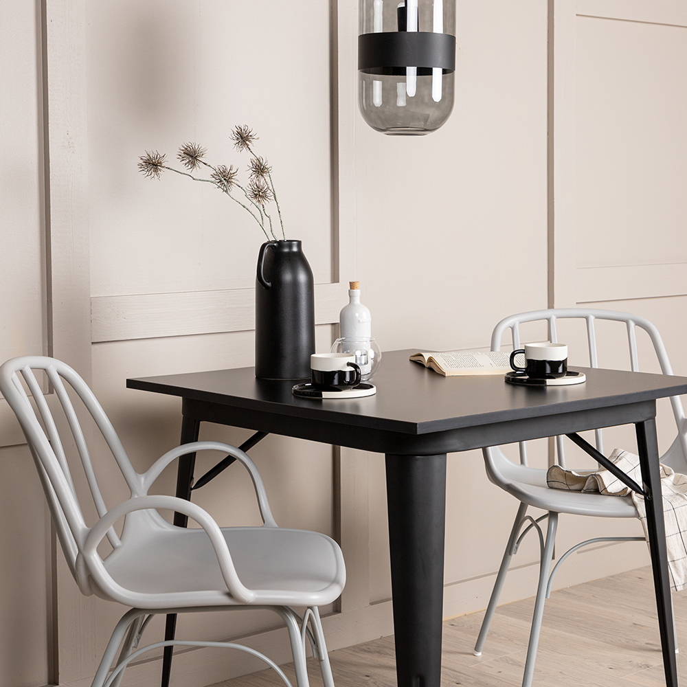 Spisegruppe Venture Home Tempe 80 cm med 2 Dyrön Stoler