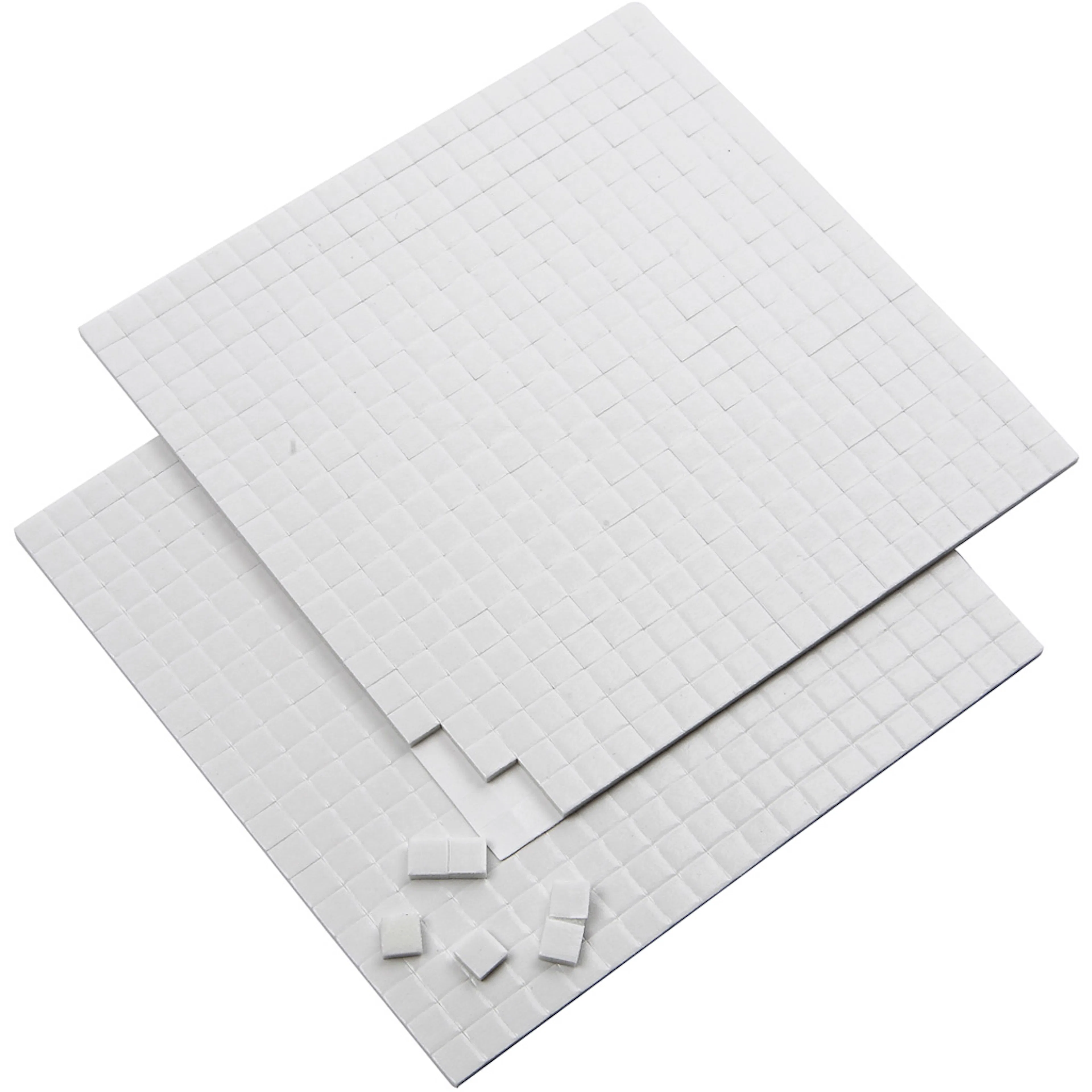Klebeputer Creativ Company 3D Hvit 5x5 mm Tykkelse 2 mm 2 Ark/1 Pk