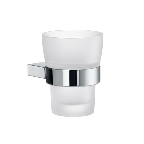 Tandborstglas Smedbo Air AK343 Krom/Frostat Glas