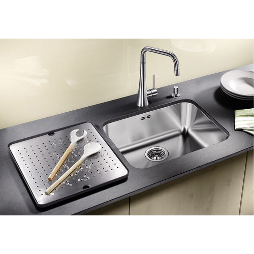 Avrennerbrett Blanco Rustfritt Stål 425 x 365 mm