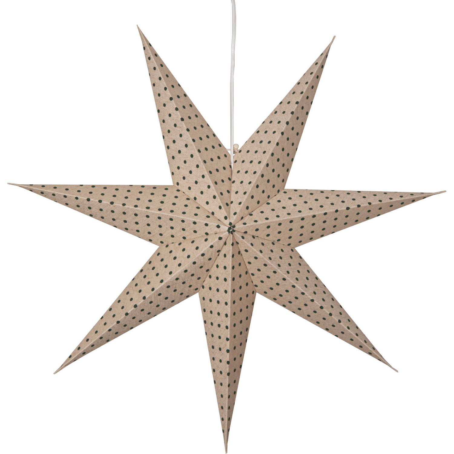 Adventstjerne Star Trading Cotton Prikk