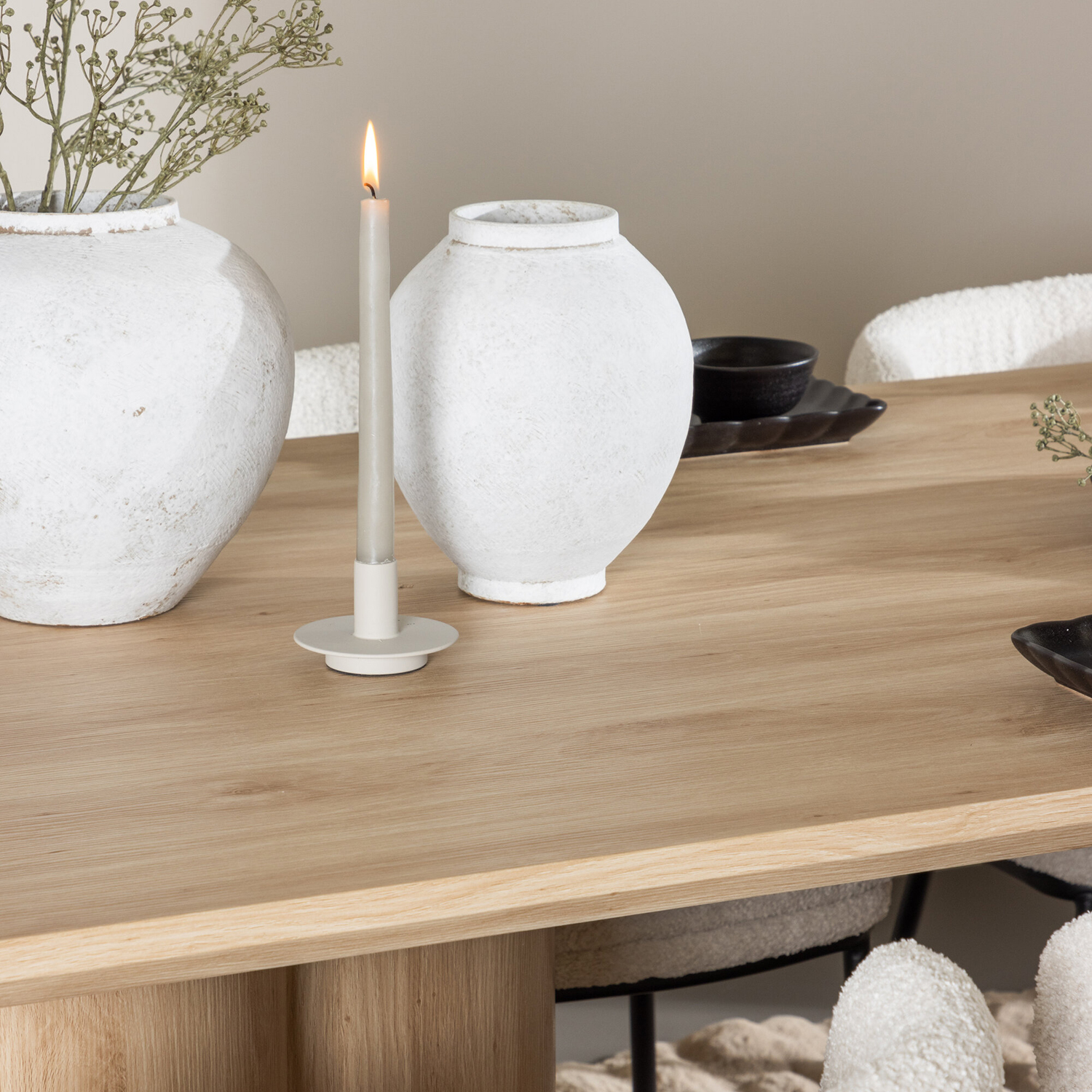 Spisegruppe Venture Home Olivia 210 med 6 stk Agnes Stoler