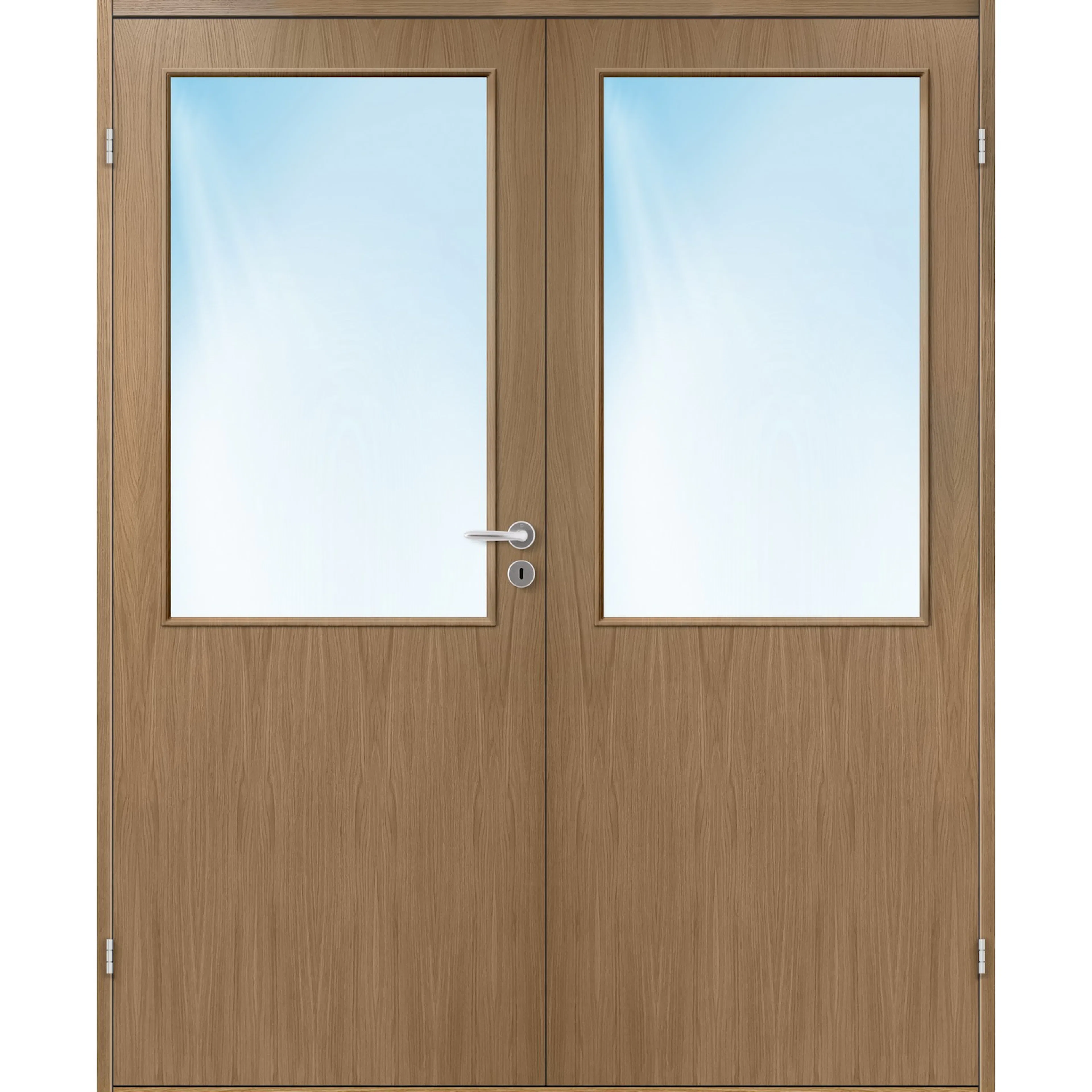 DØRBL TF SANS HW 13X20 EIK LAKK BxH: 133x200