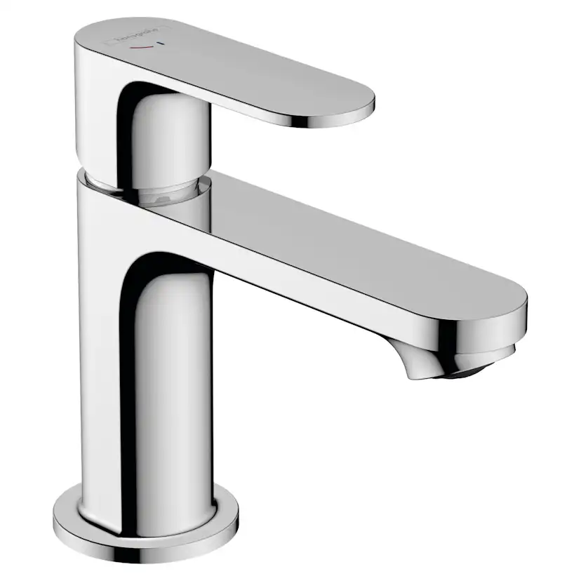 Servantbatteri Hansgrohe Rebris S 1-greps 80 CoolStart med Løfteventil i Metall