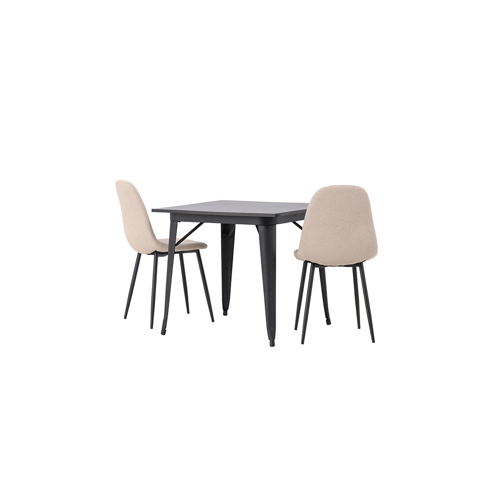 Spisegruppe Venture Home Tempe med 2 stk Polar Stoler