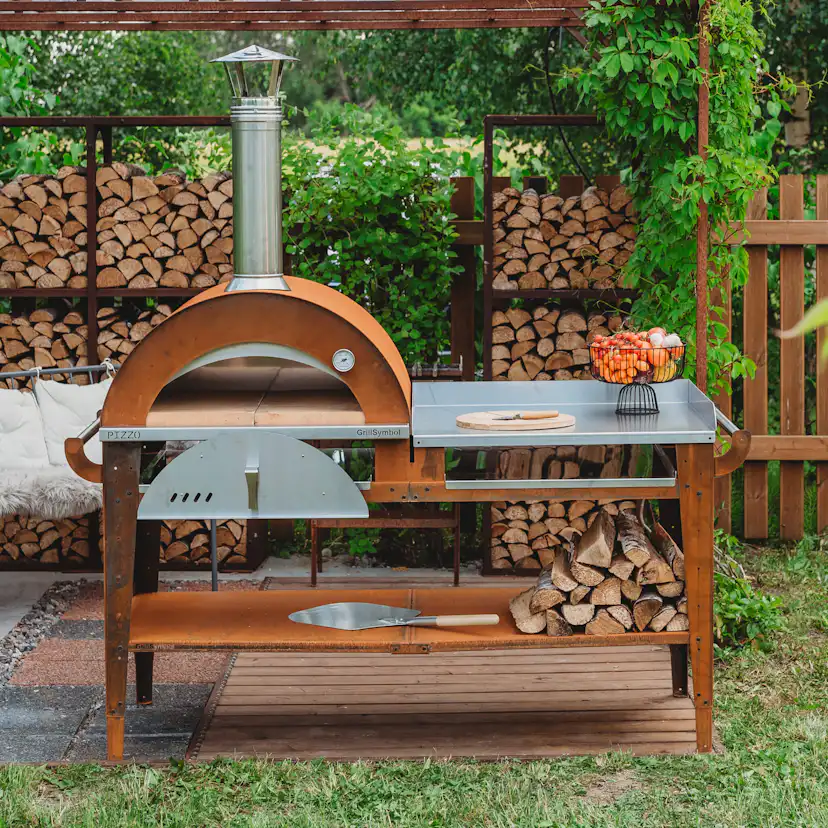 Pizzaovn GrillSymbol Pizzo med Pizzabord XL