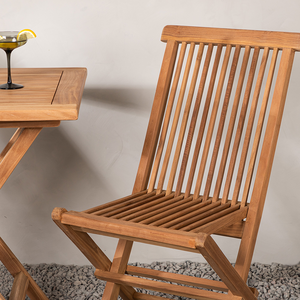 Cafégruppe Venture Home Kenya Klaffbord med 2 Kenya Stoler