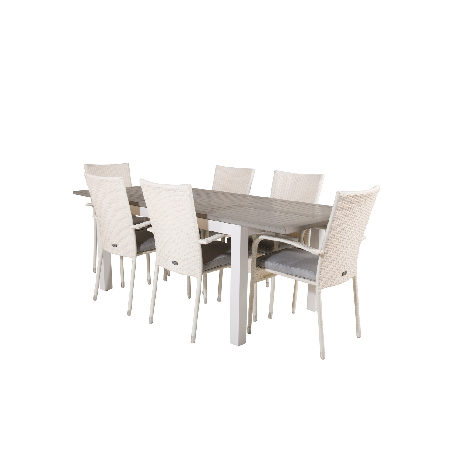 Spisegruppe Venture Home Aleyna 152/210 med 6 Asta Stoler