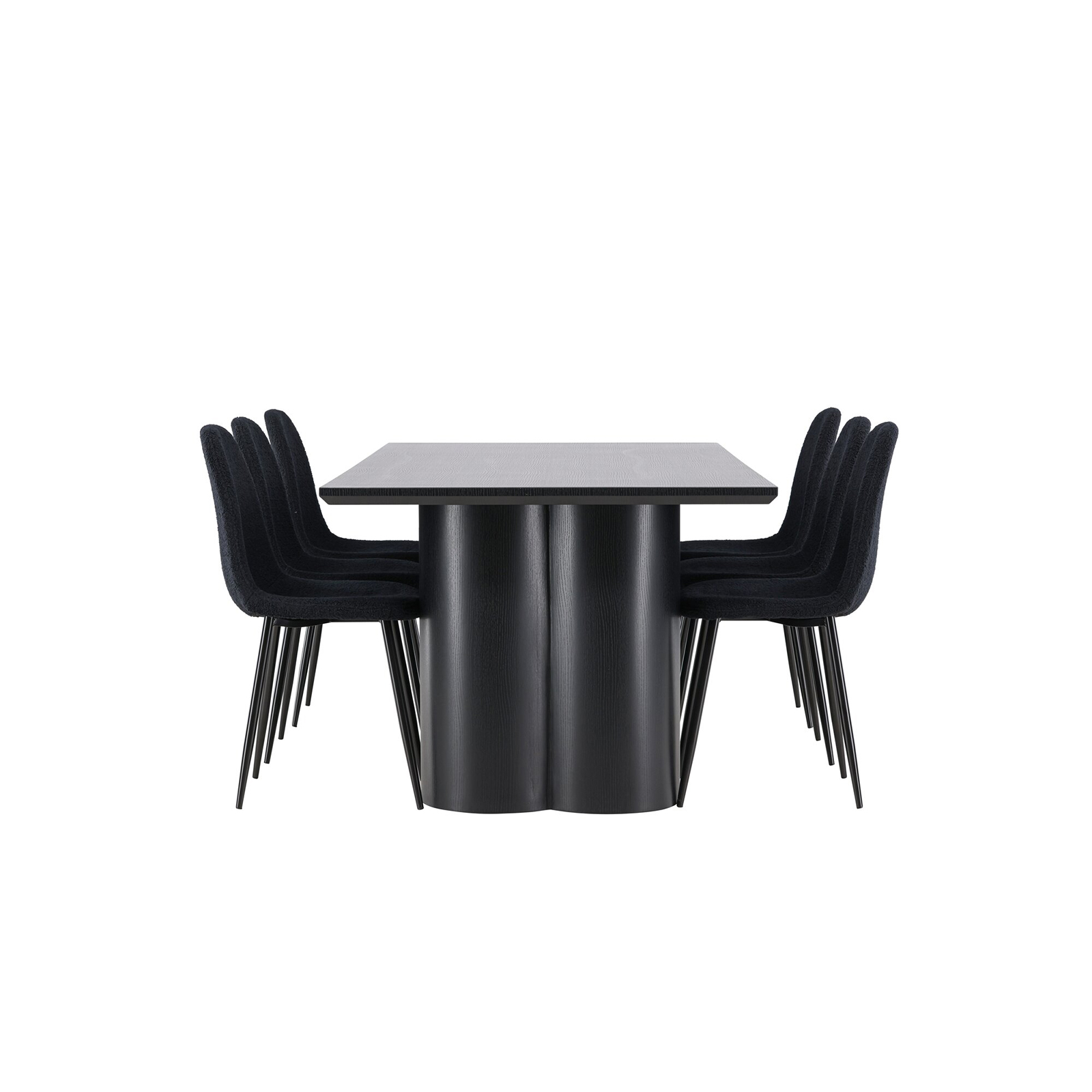 Spisegruppe Venture Home Olivia 210 med 6 stk Polar Stoler Teddy