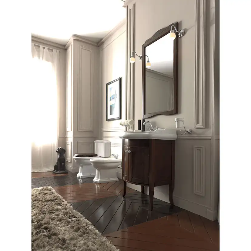 Toalett Lavabo Retro Monoblocco P-lås