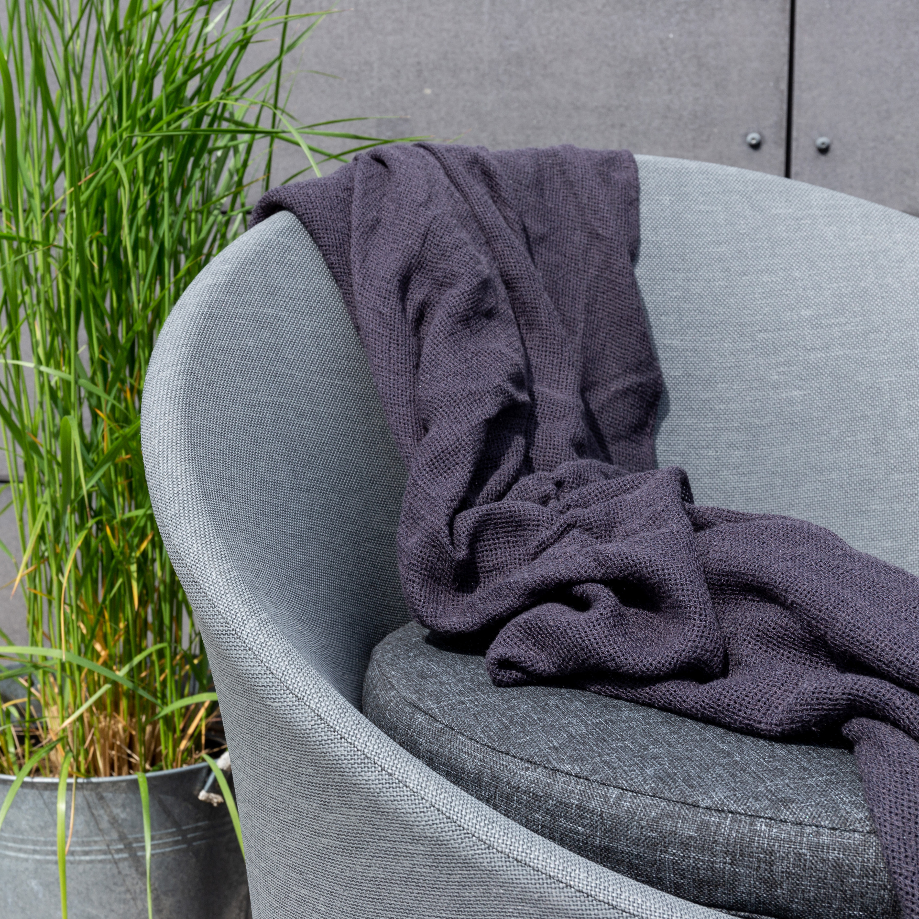 Spoga - Lounge Set- Black / Grey - - Loungesett Venture Home Spoga