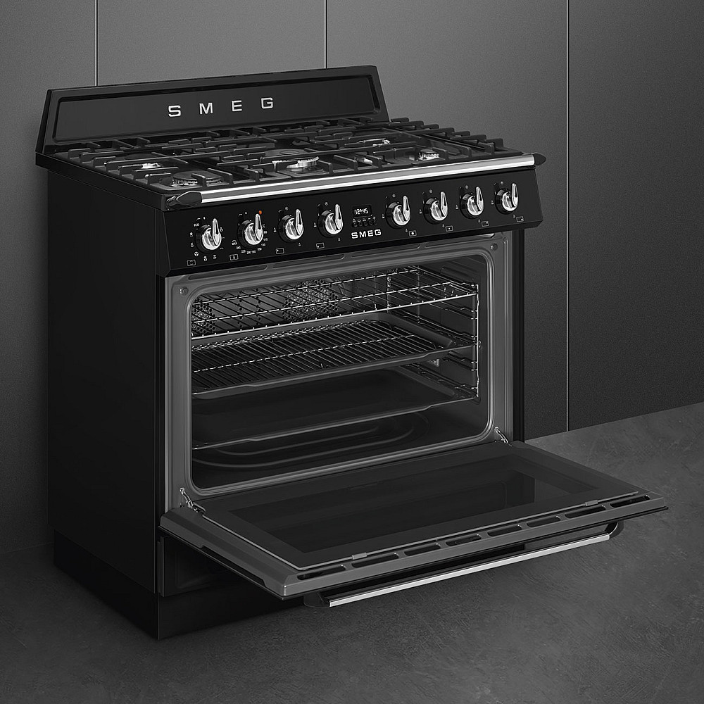 Gasskomfyr Smeg TR90GMBL