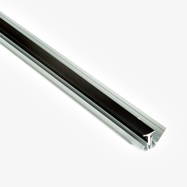 Hjørneprofil Innvendig Todelt Sort 3000