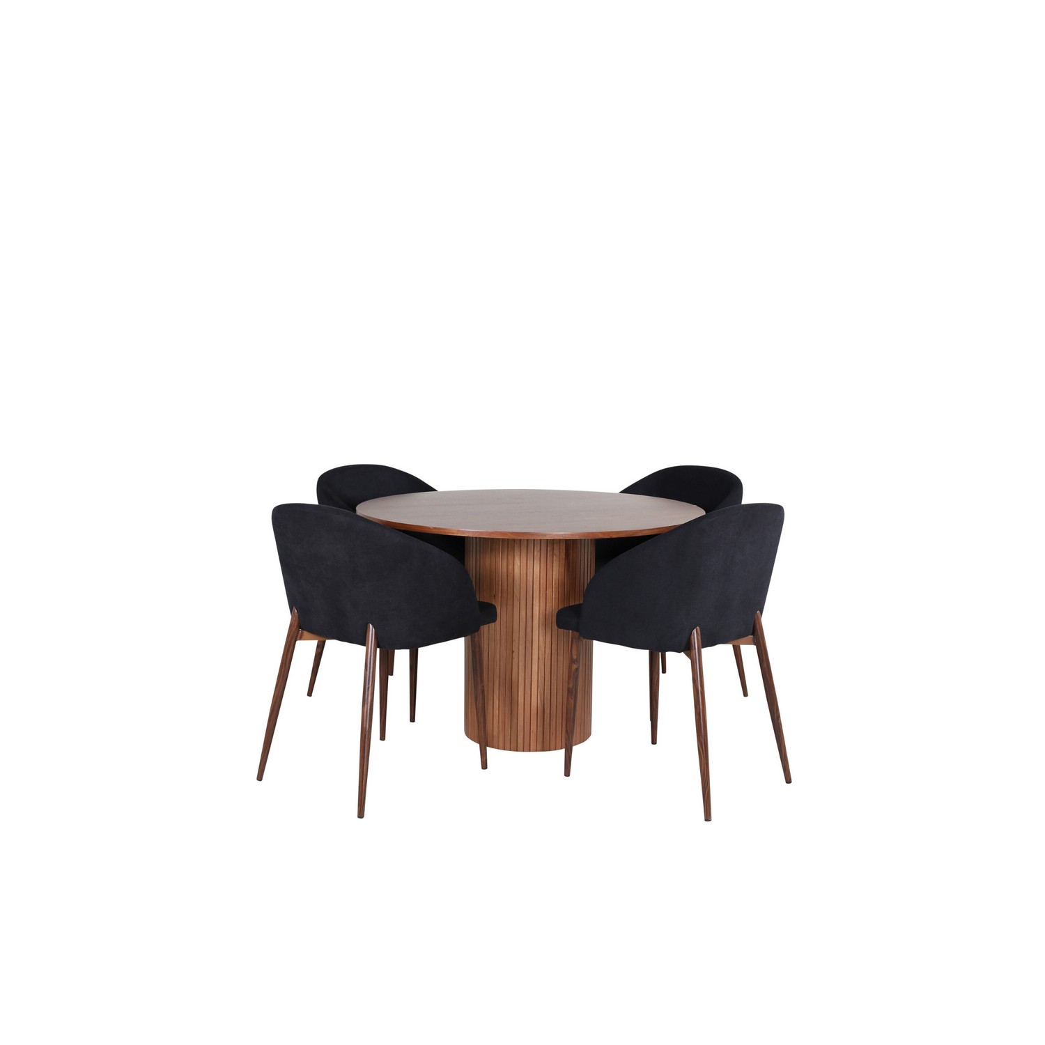 Spisegruppe Venture Home med Bianca Spisebord og 4 Archie Spisestoler