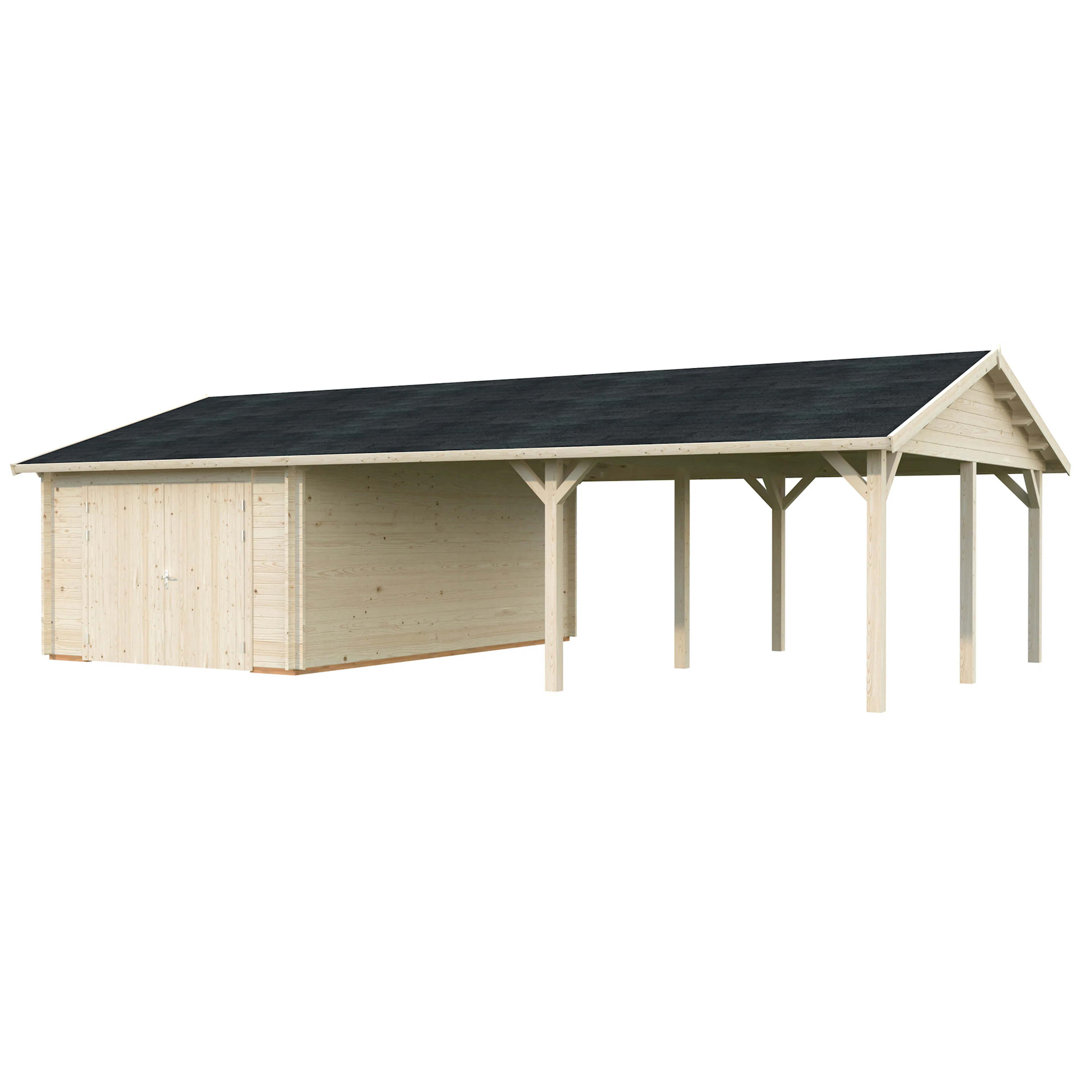Roger 19,0+33,2 m2 med dobbel treport Ubehandlet