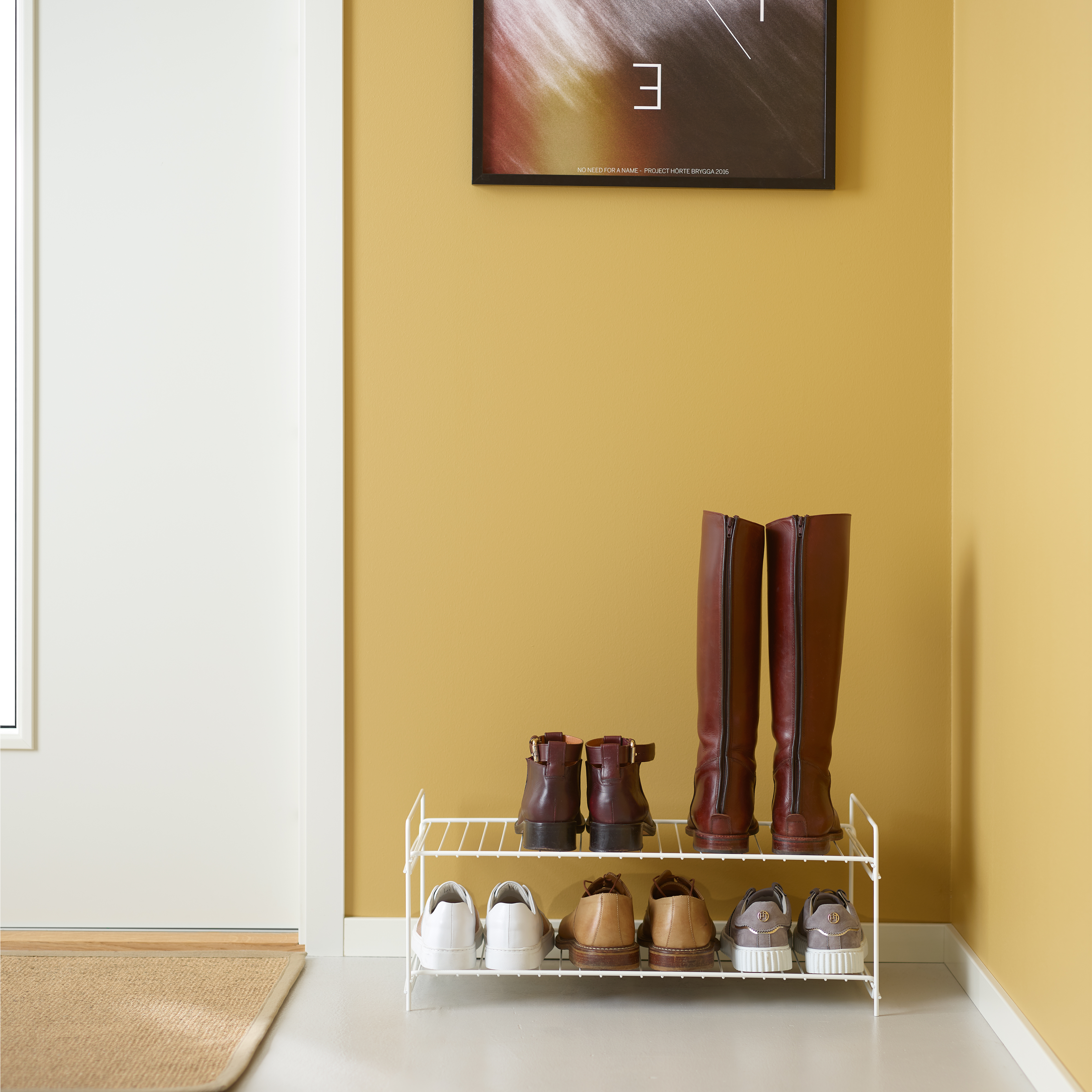 Skohylle Elfa Hvit Gulv