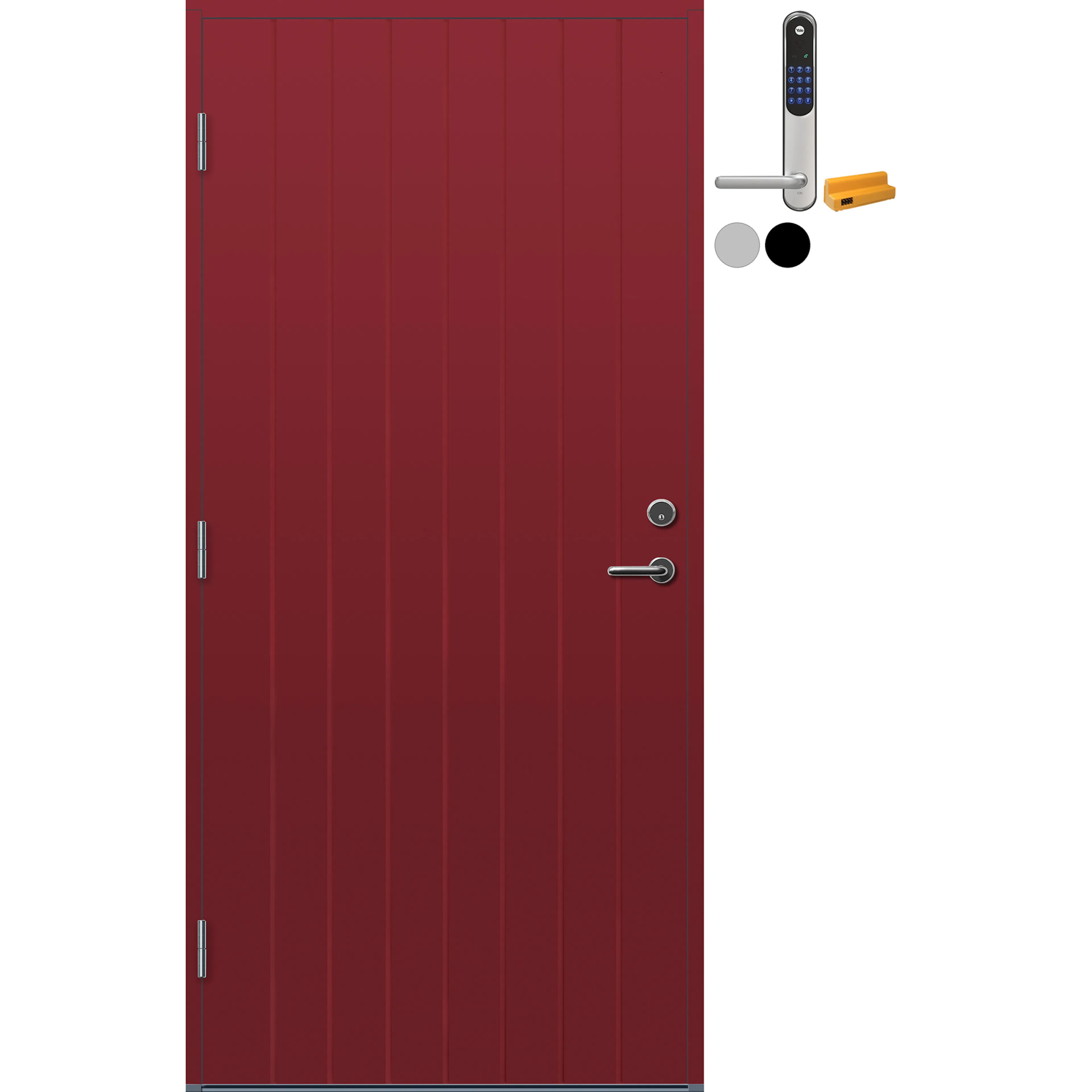 NCS S-4050-R, Mørk Rød