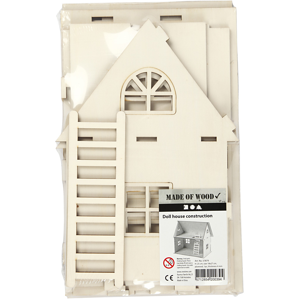 Dukkehus Creativ Company Sett-sammen-selv Str 18x27 cm 1 stk