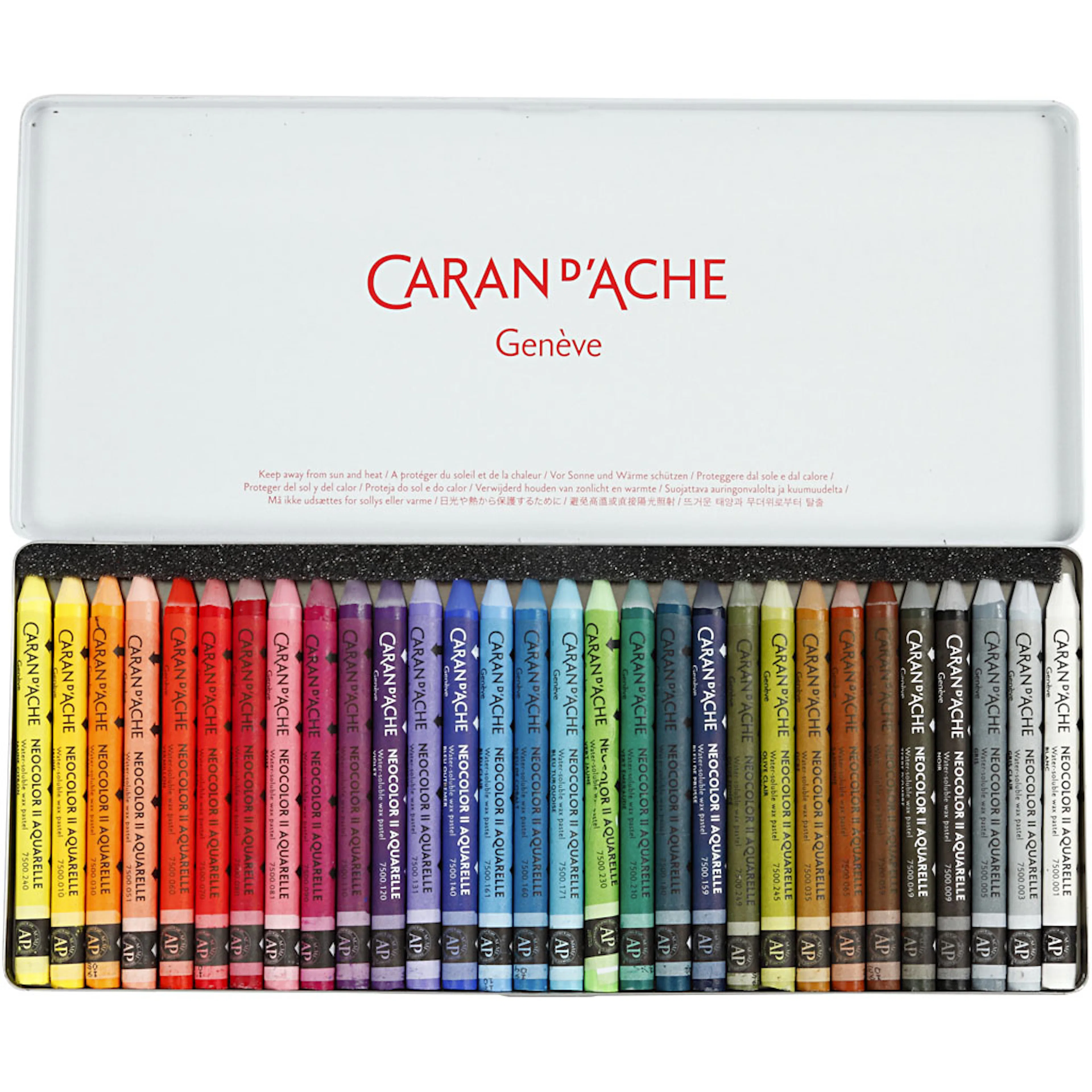 Akvarellfargestifter Creativ Company Neocolor II Ass Farger 30 stk/1 Pk