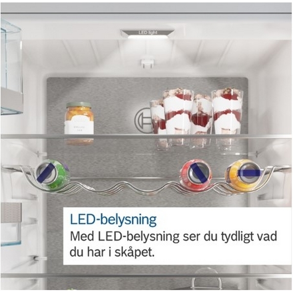 Kjøleskap Bosch KSV33VLEP Serie 4 Inox-Look