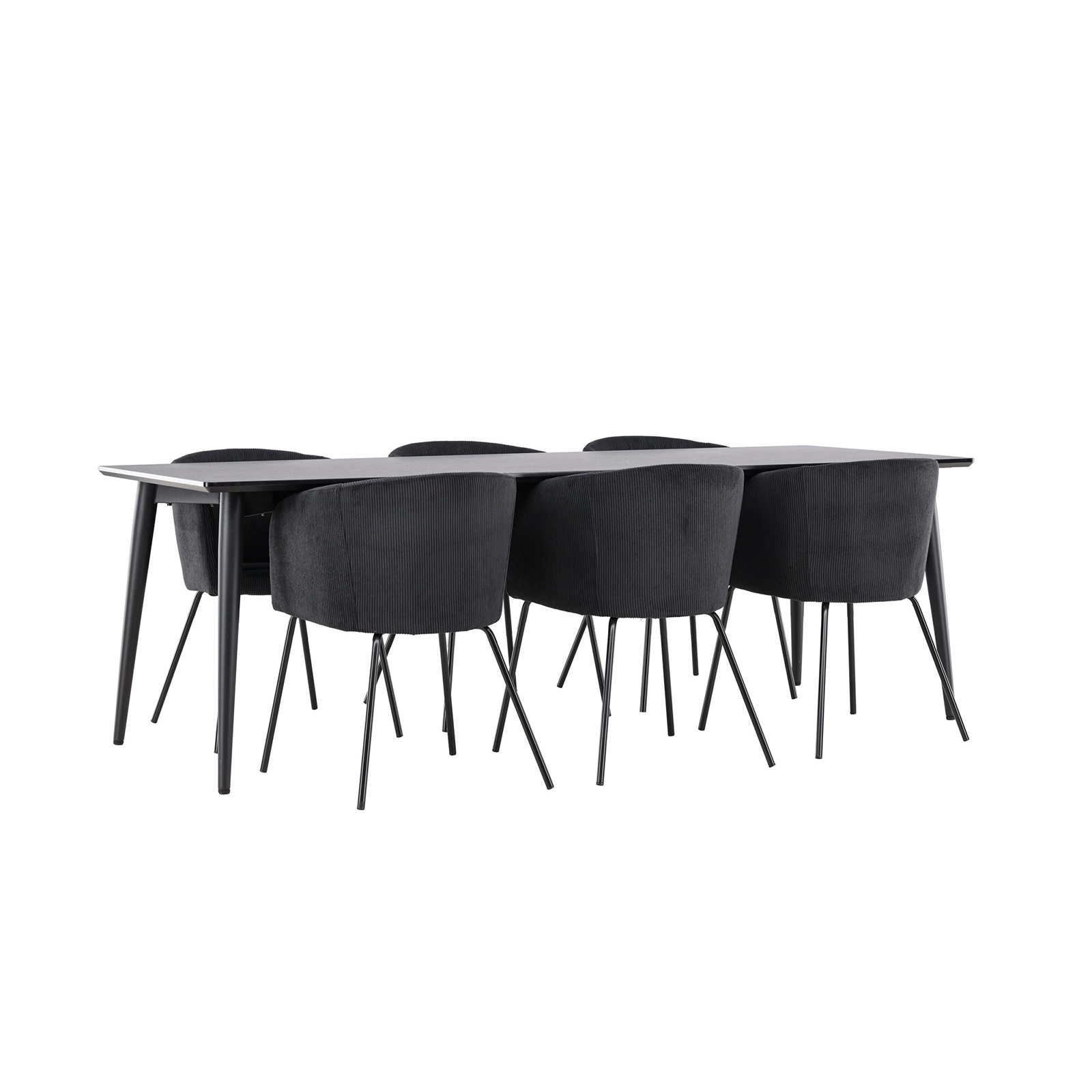 Spisegruppe Venture Home Ellis 230 med 6 stk Berit Stoler