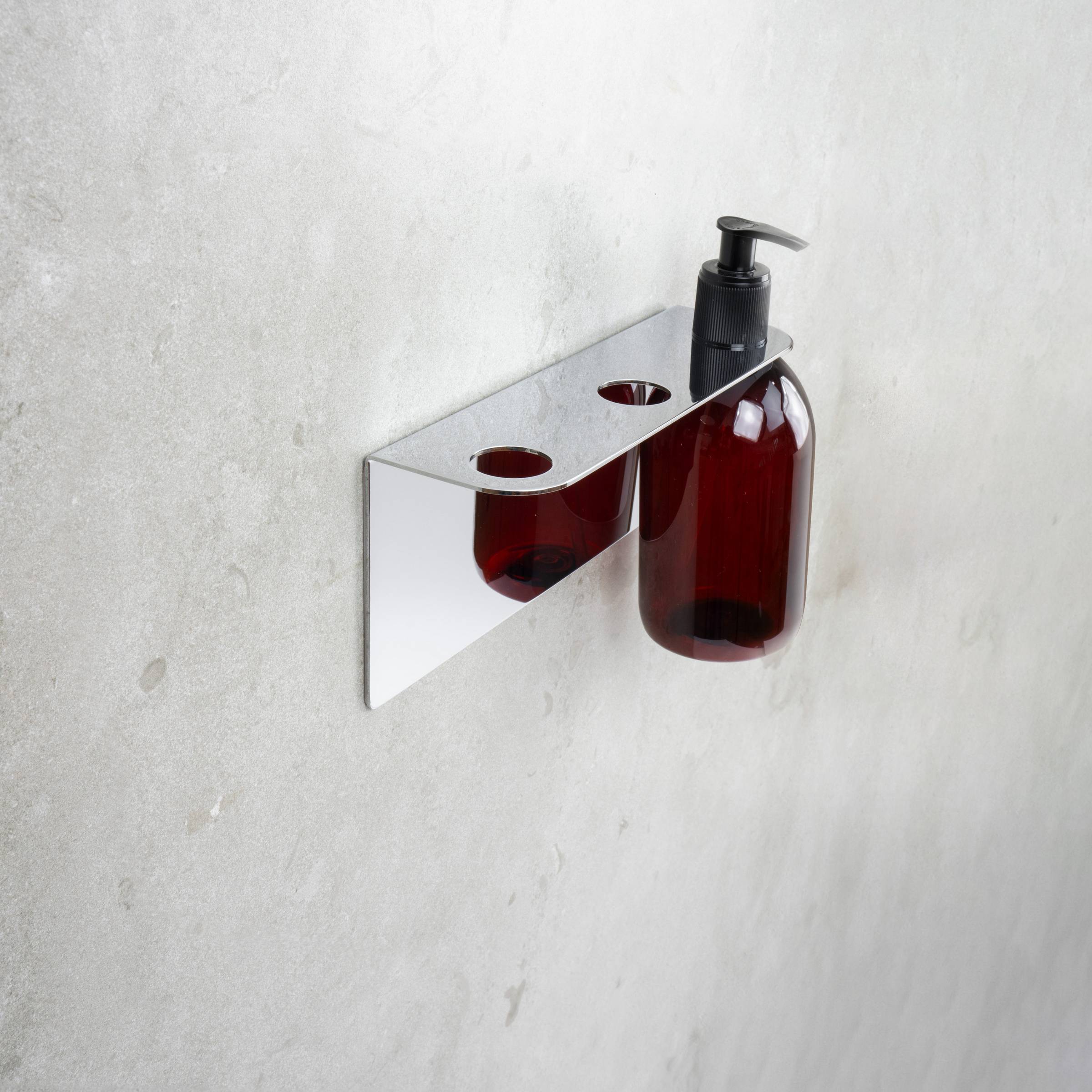 Såpepumpeholder Beslag Design Base Trippel