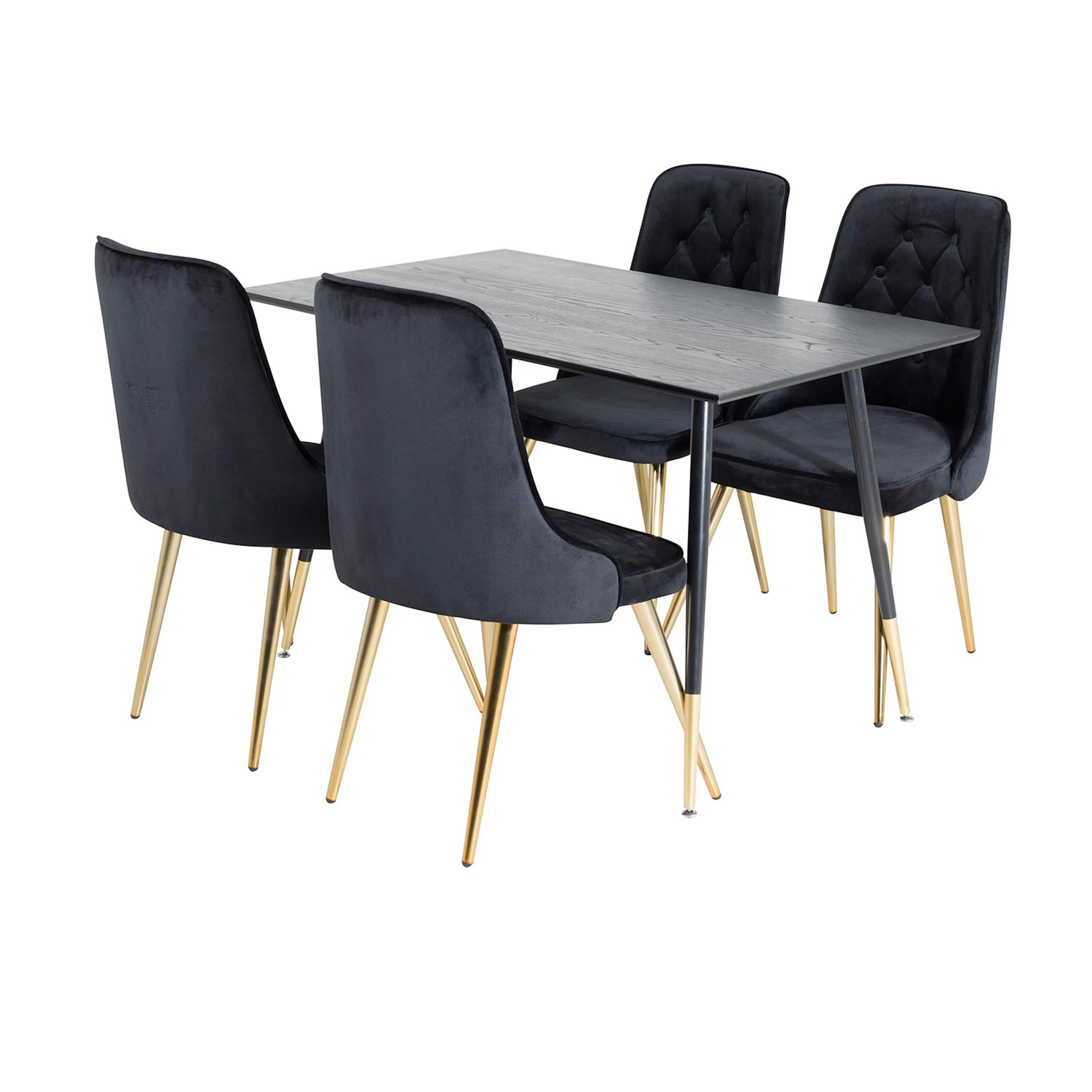 Svart/Messing/Svart