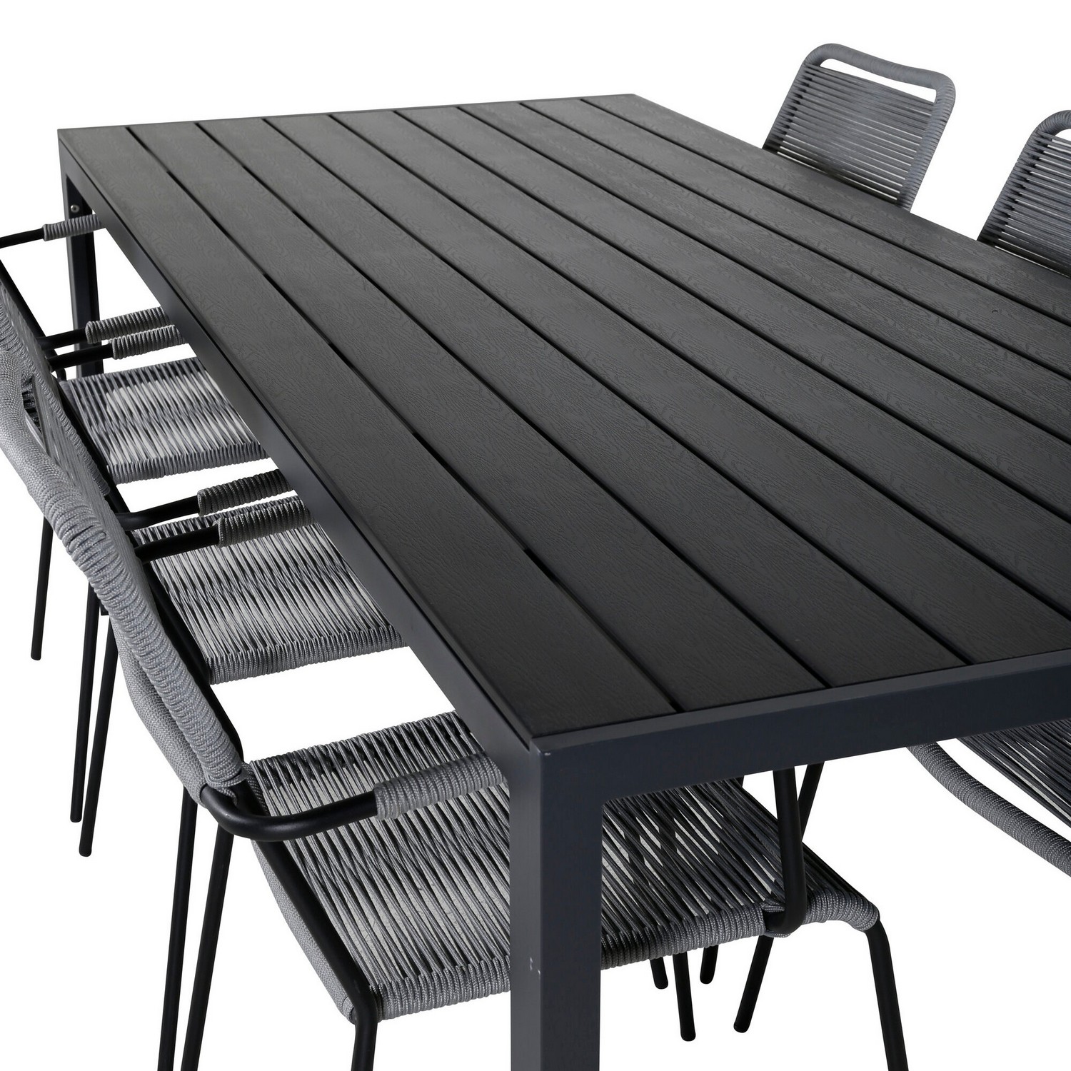 Spisegruppe Venture Home Bront med 6 Leon Spisestoler