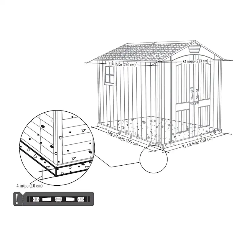Lagerbod gop Lifetime Luna 5,8 kvm