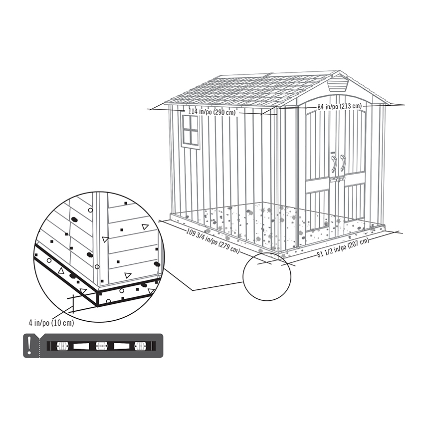 Lagerbod gop Lifetime Luna 5,8 kvm