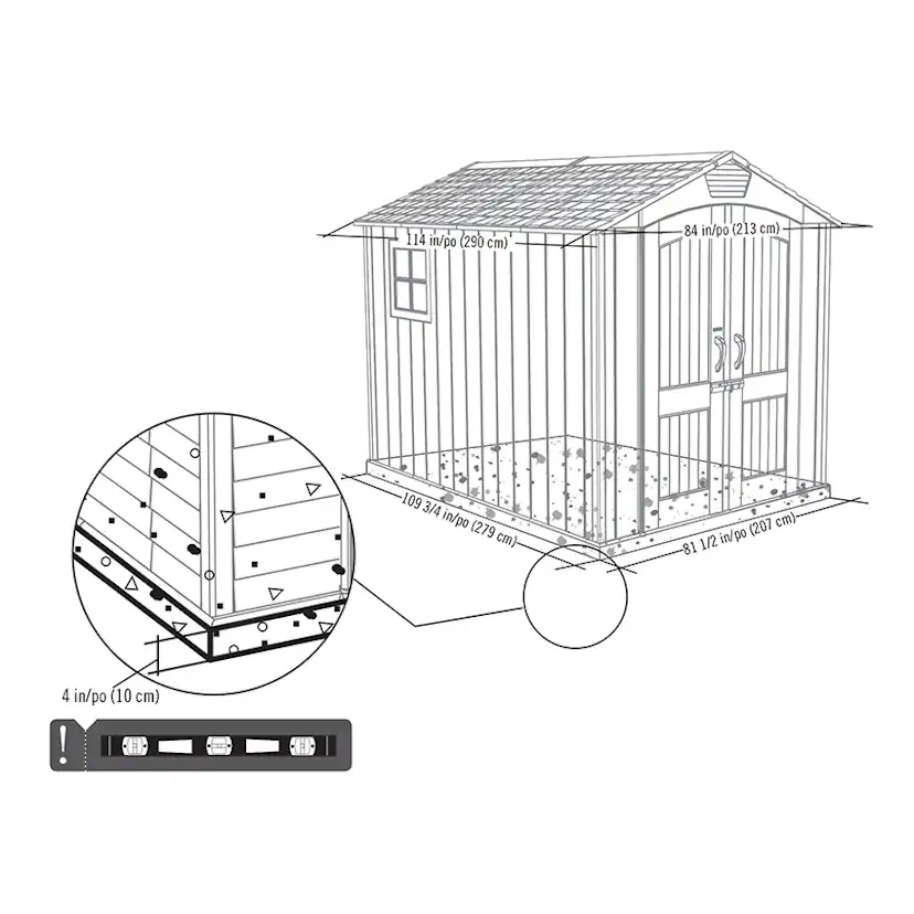 Lagerbod gop Lifetime Luna 5,8 kvm