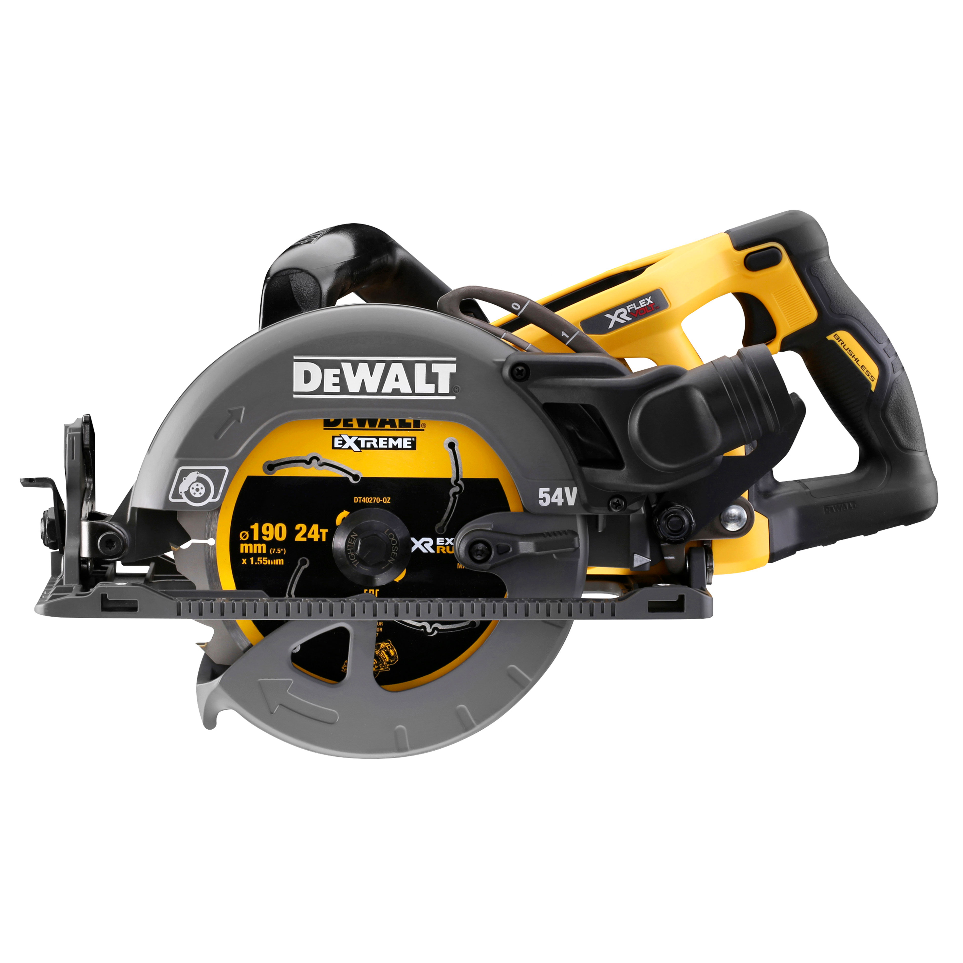 Cirkelsåg Dewalt DCS577N-XJ Utan batteri och laddare 54 V