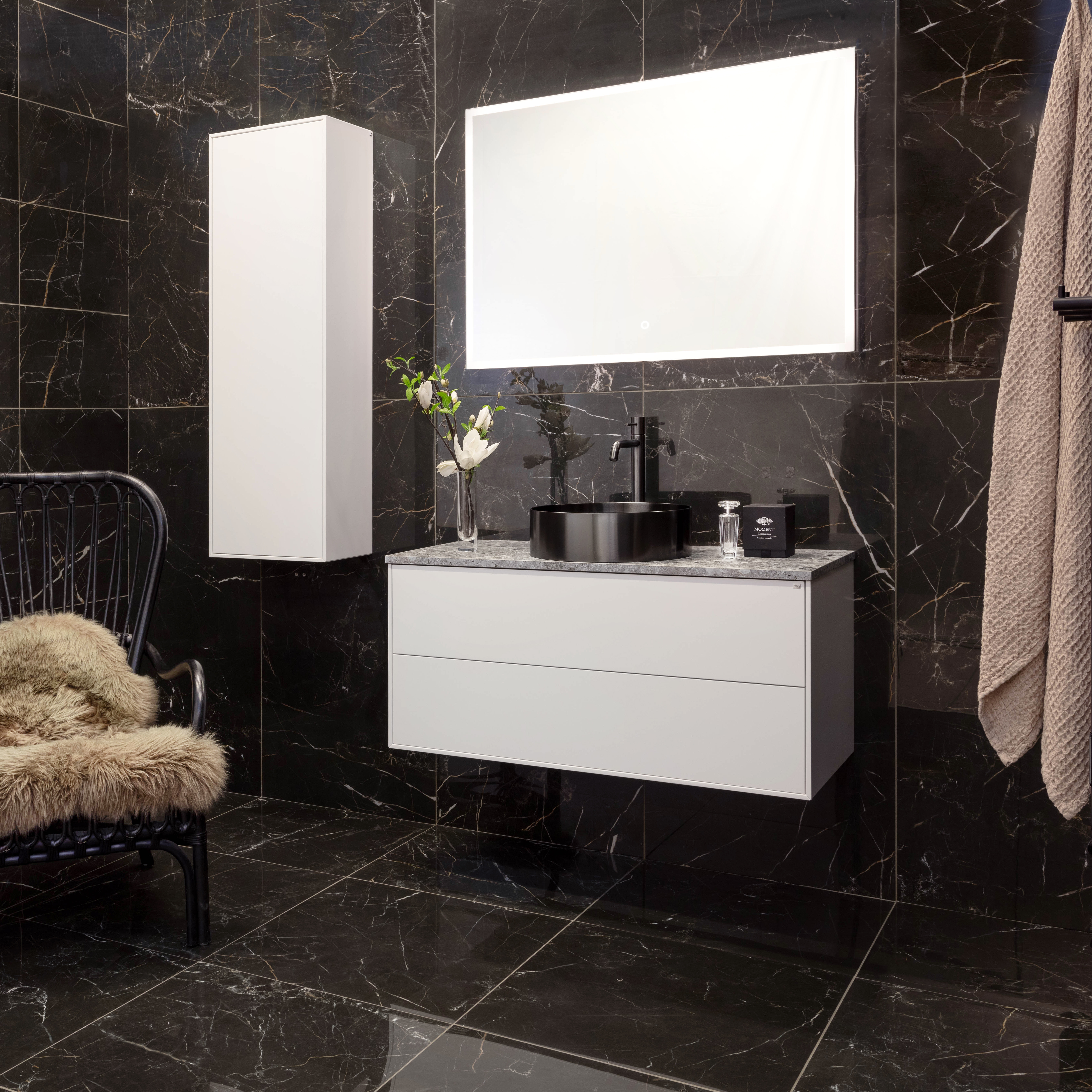 Klinker Ceramiche Keope Elements Lux Port Laurent Sort 30x60 cm