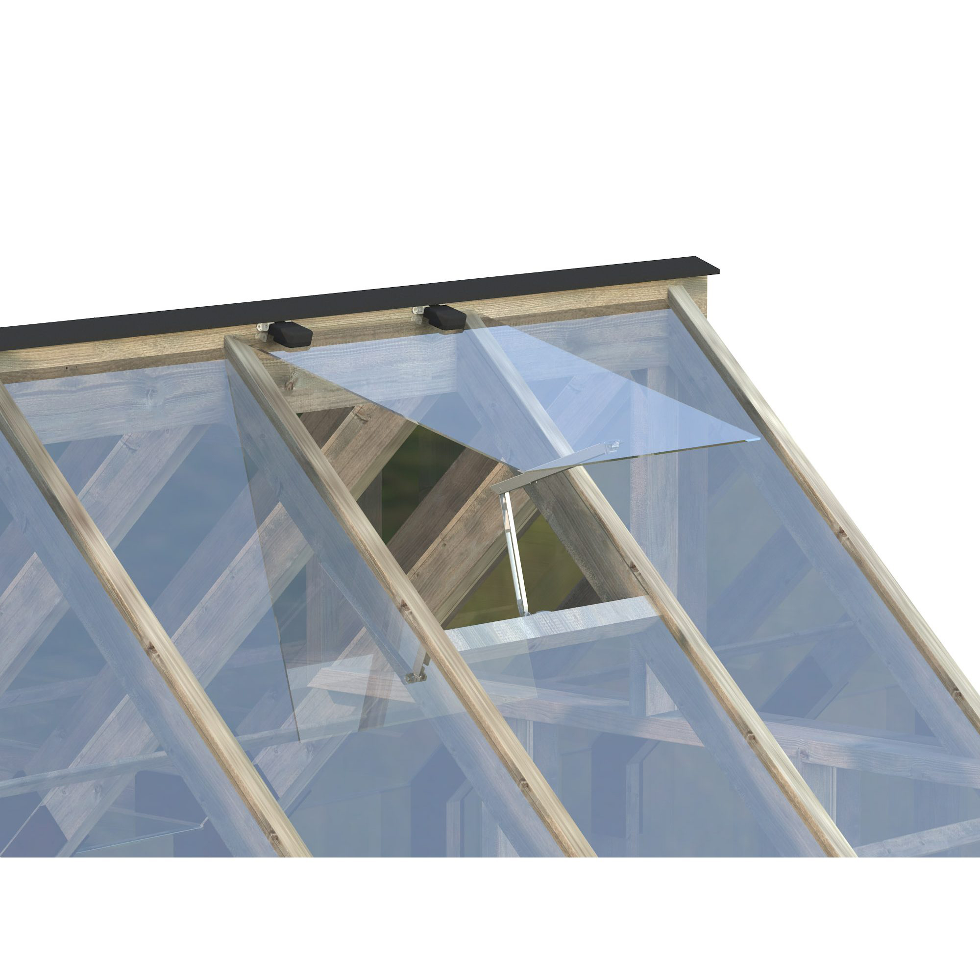 Drivhus Palmako Emilia 10,2 m² (inv. 5,4+4,0 m²)