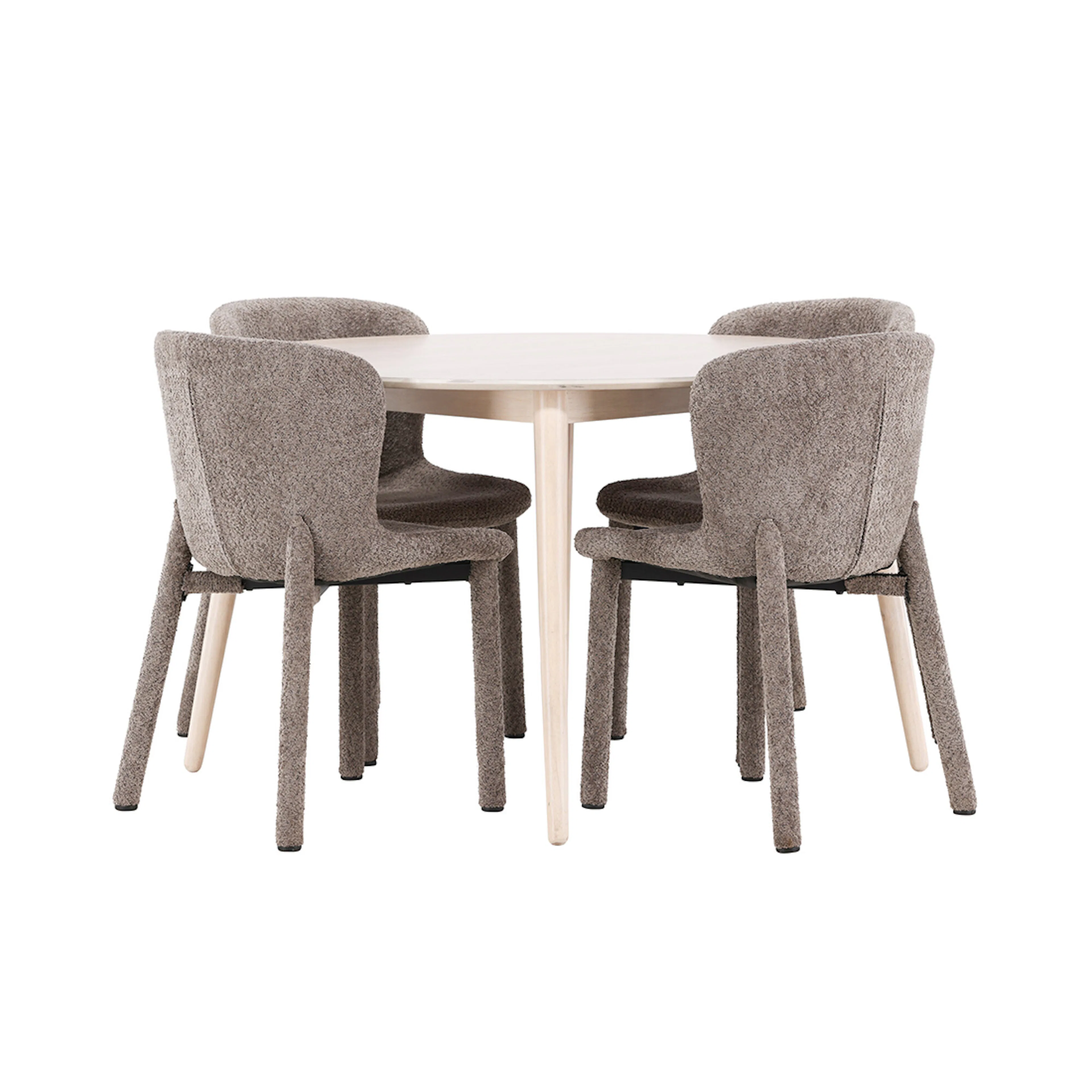 Spisegruppe Venture Home Flora Ø120 cm med 4st Astoria Spisestoler