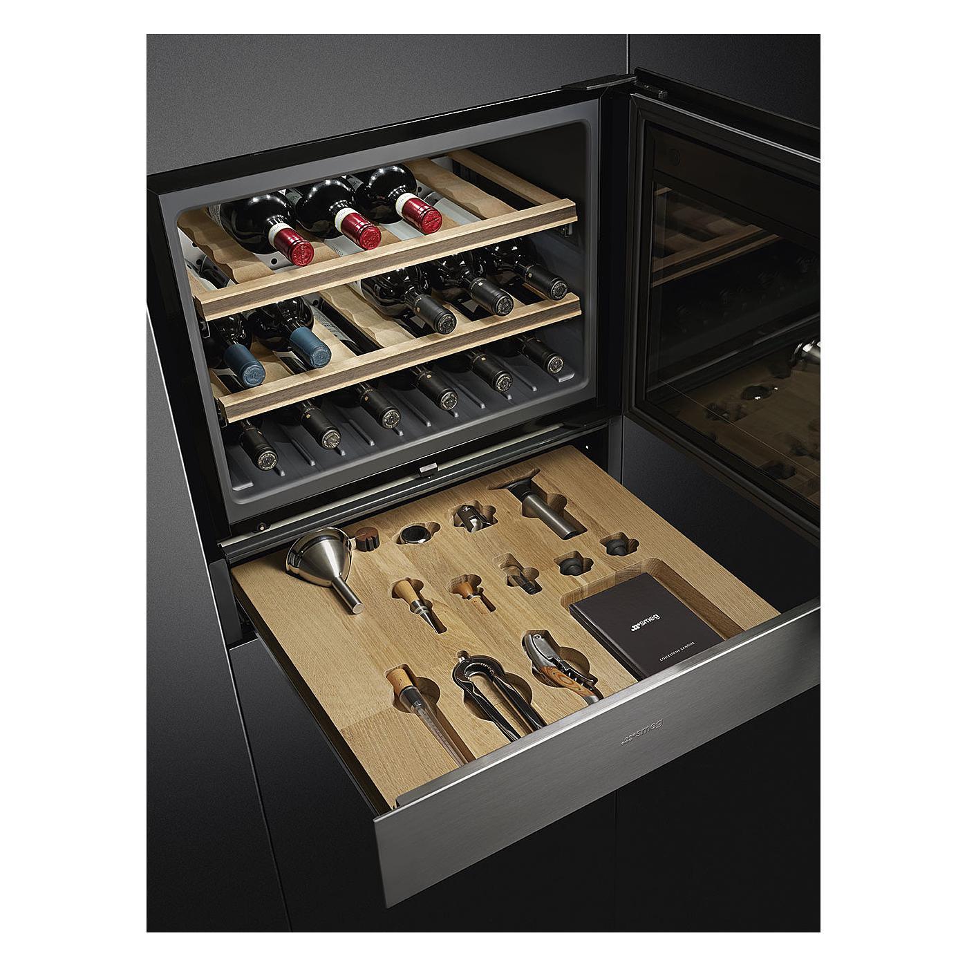 Innbyggingsboks Smeg Classic CPS315X Oppbevaring Sommelierkit