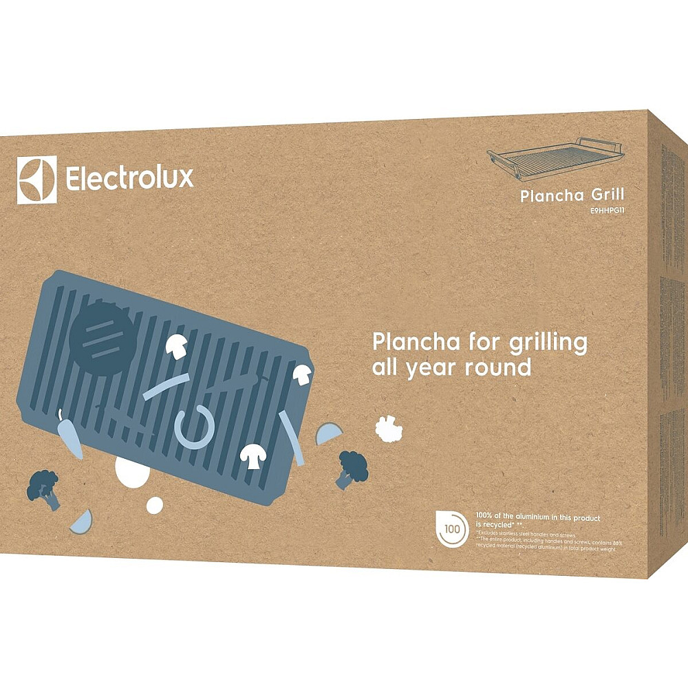 Grillplate Grill Electrolux E9HHPG11 med Keramisk Non-Stick-Belegg