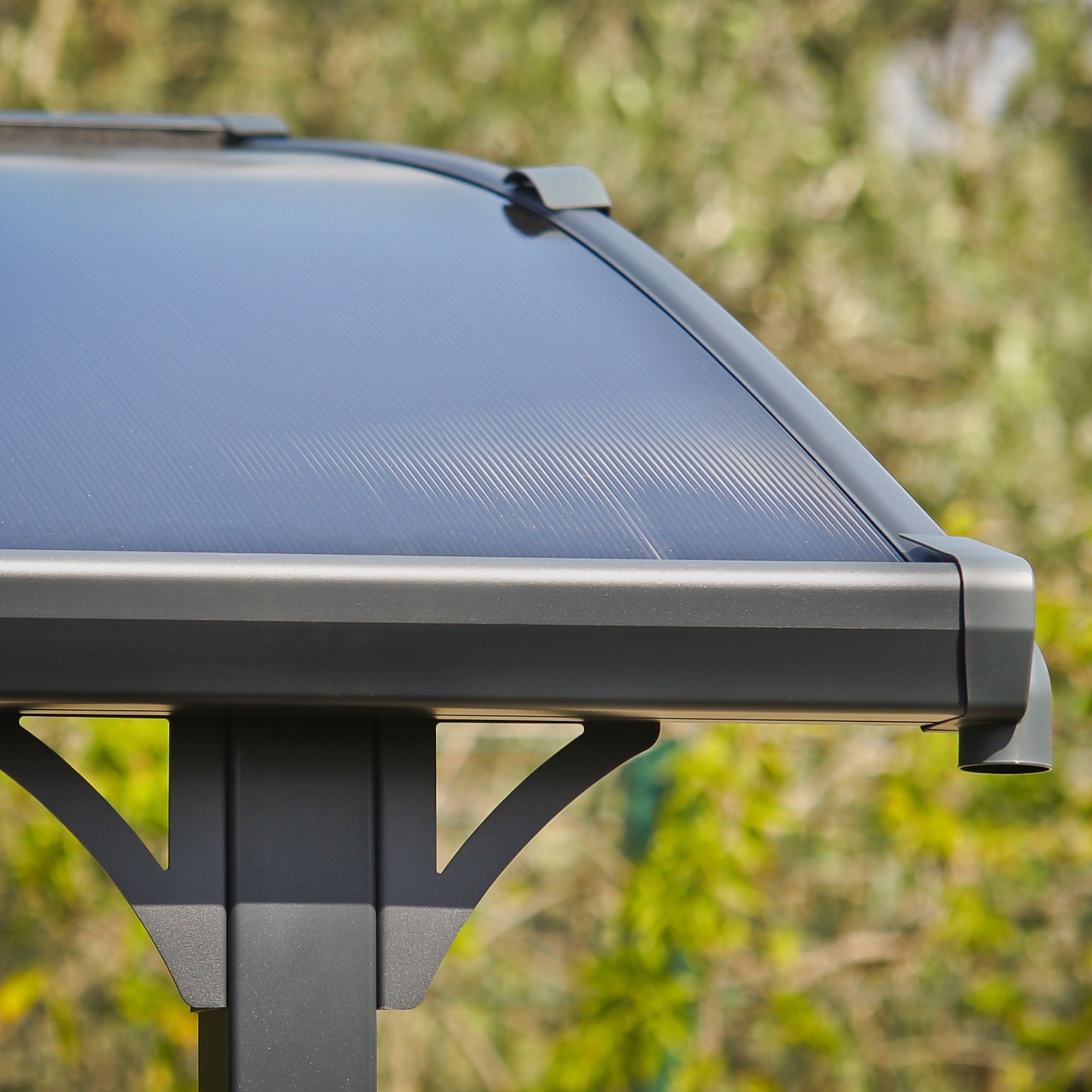 Dobbel Carport Canopia av Palram Arcadia i Metall 3,6x11 m