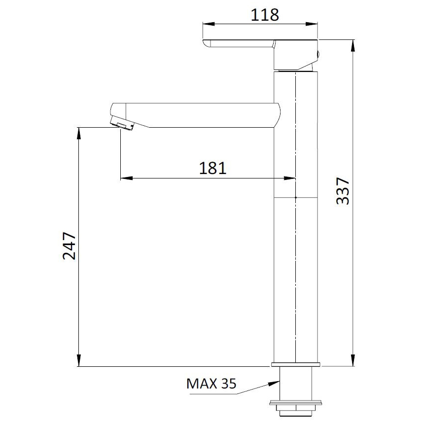 Servantbatteri Mariani Noir NO398