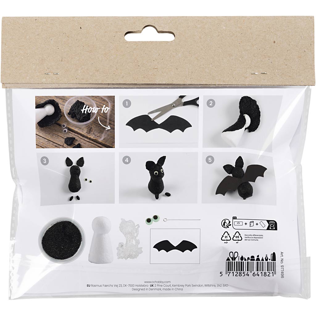 Modellering Creativ Company Mini DIY Kit Flaggermus