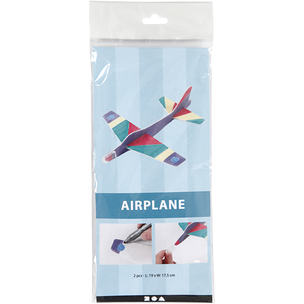 Fly Creativ Company Hvit 19x17,5 cm 2 stk/1 Pk