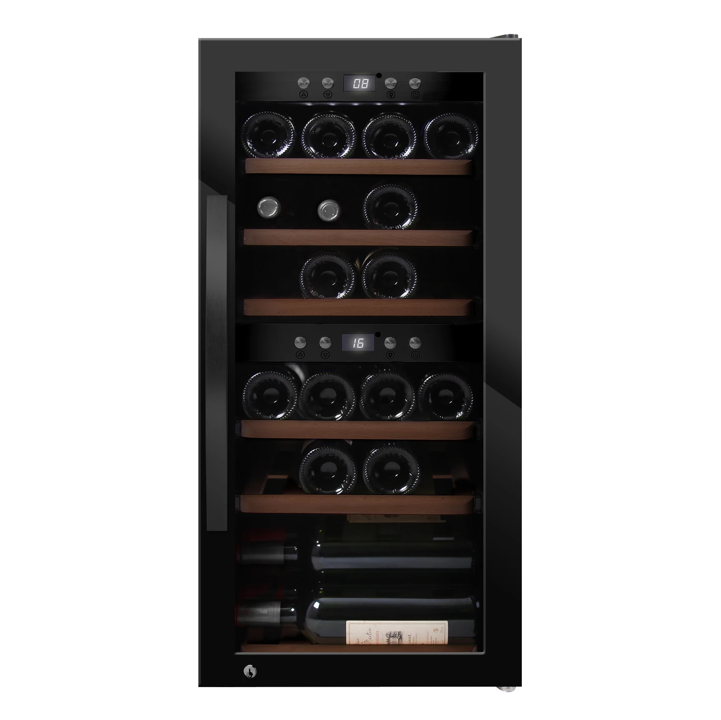 Frittstående Vinskap mQuvée WineExpert 24 Fullglass Sort