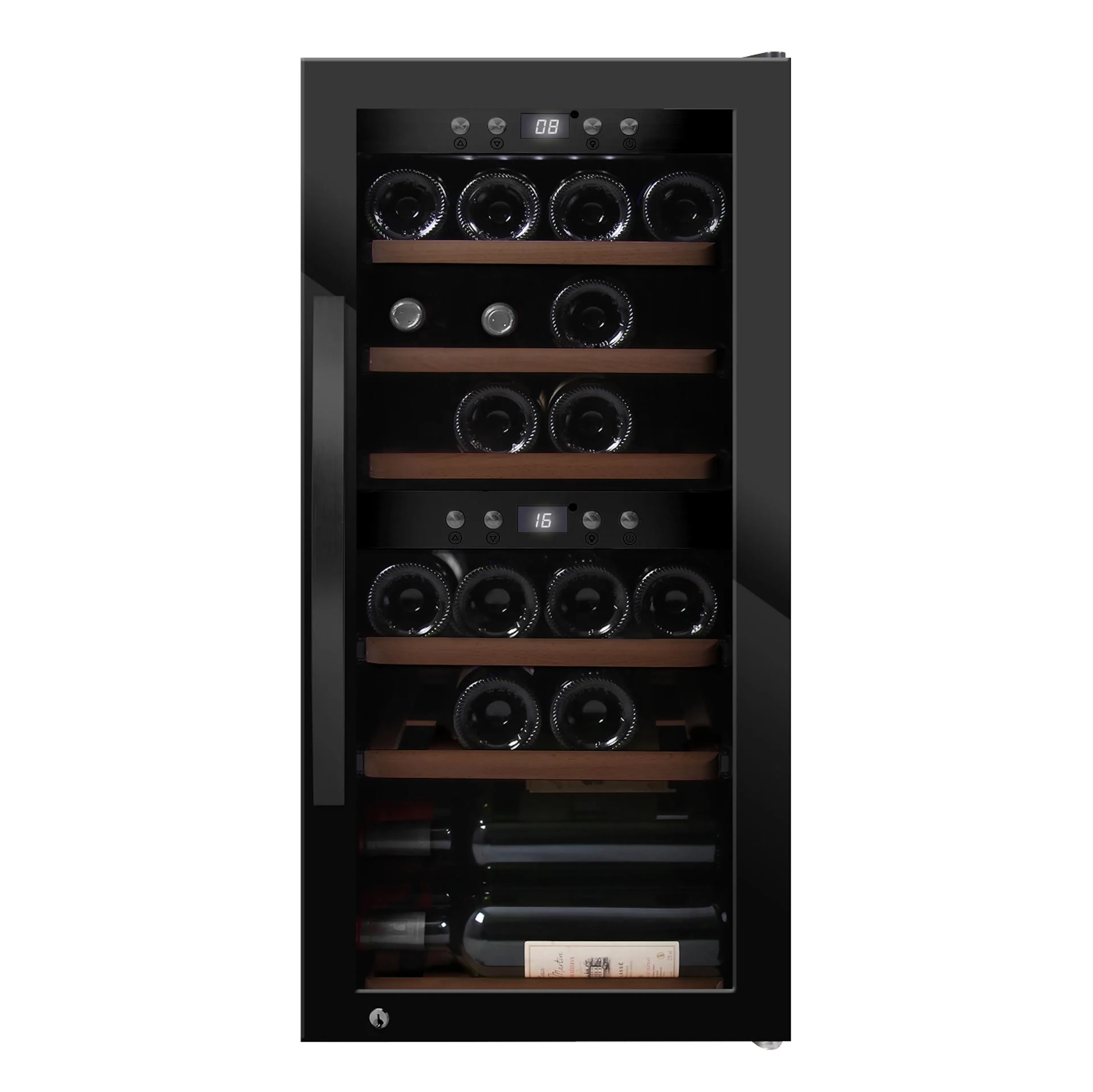 Frittstående Vinskap mQuvée WineExpert 24 Fullglass Sort