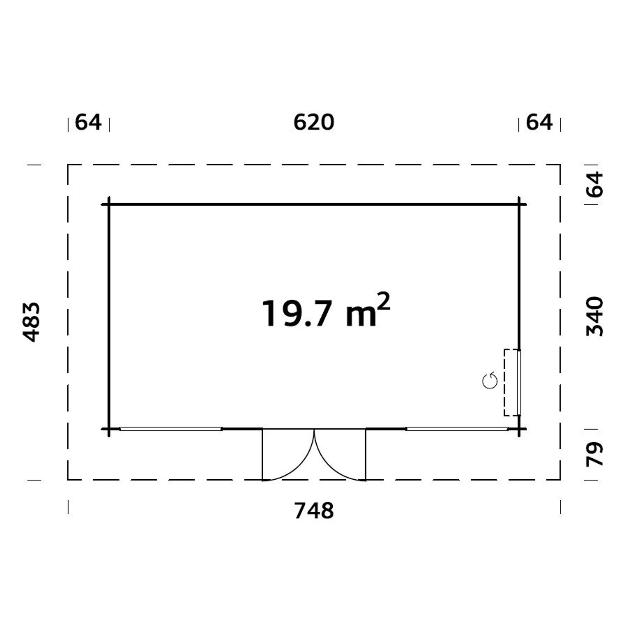 Anneks Palmako Heidi 19,7 m2
