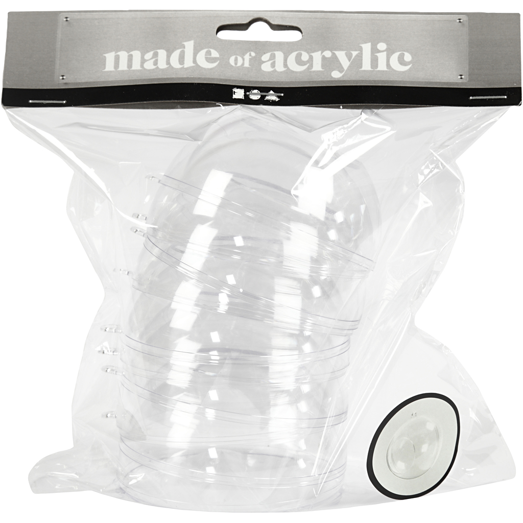 Dekokule Creativ Company med Hull str 4,5 cm 5 stk/1 Pk